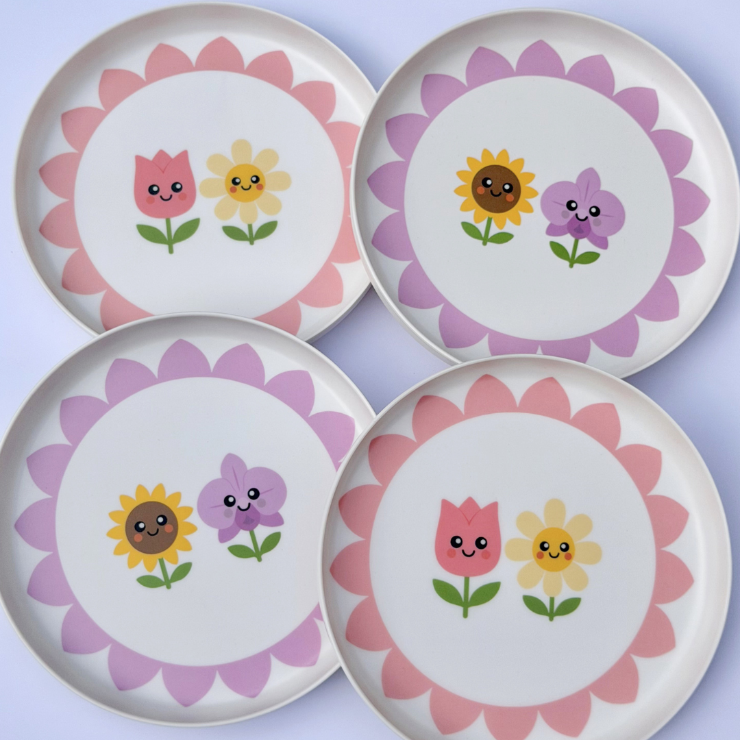 Platepals: Little Blooms (4pc)